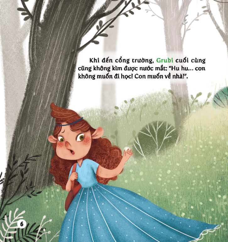 truyện tranh học viện phép thuật - rèn luyện aq cho trẻ - dạy trẻ thích nghi và độc lập - con không muốn đi học