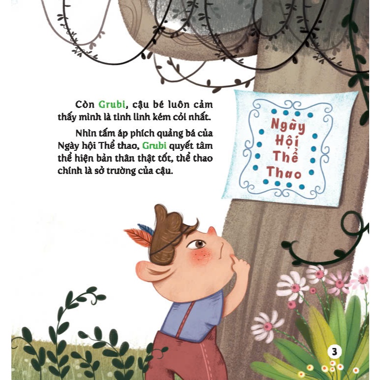 truyện tranh học viện phép thuật - rèn luyện aq cho trẻ - dạy trẻ tự tin vào bản thân - grubi ủ rũ