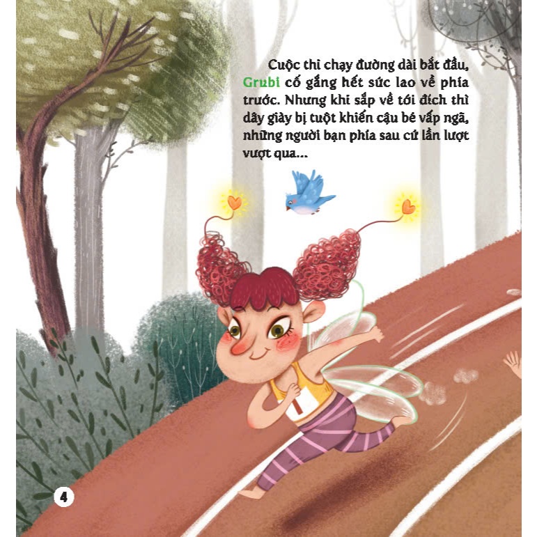 truyện tranh học viện phép thuật - rèn luyện aq cho trẻ - dạy trẻ tự tin vào bản thân - grubi ủ rũ