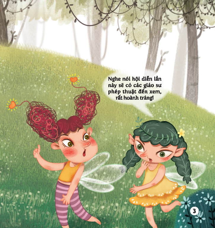 truyện tranh học viện phép thuật - rèn luyện aq cho trẻ - dạy trẻ ứng xử bình tĩnh - hội diễn phép thuật căng thẳng