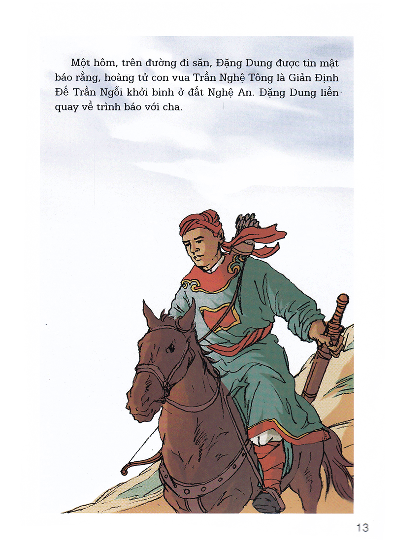 truyện tranh lịch sử: đặng dung - cứu nước, mài gươm đến bạc đầu