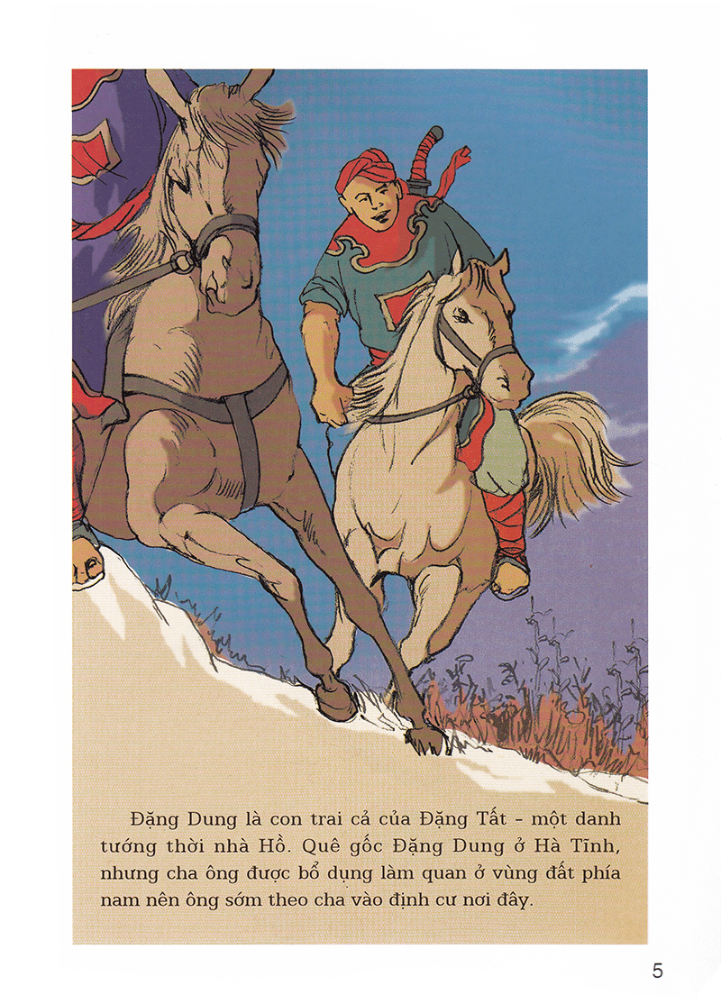 truyện tranh lịch sử: đặng dung - cứu nước, mài gươm đến bạc đầu