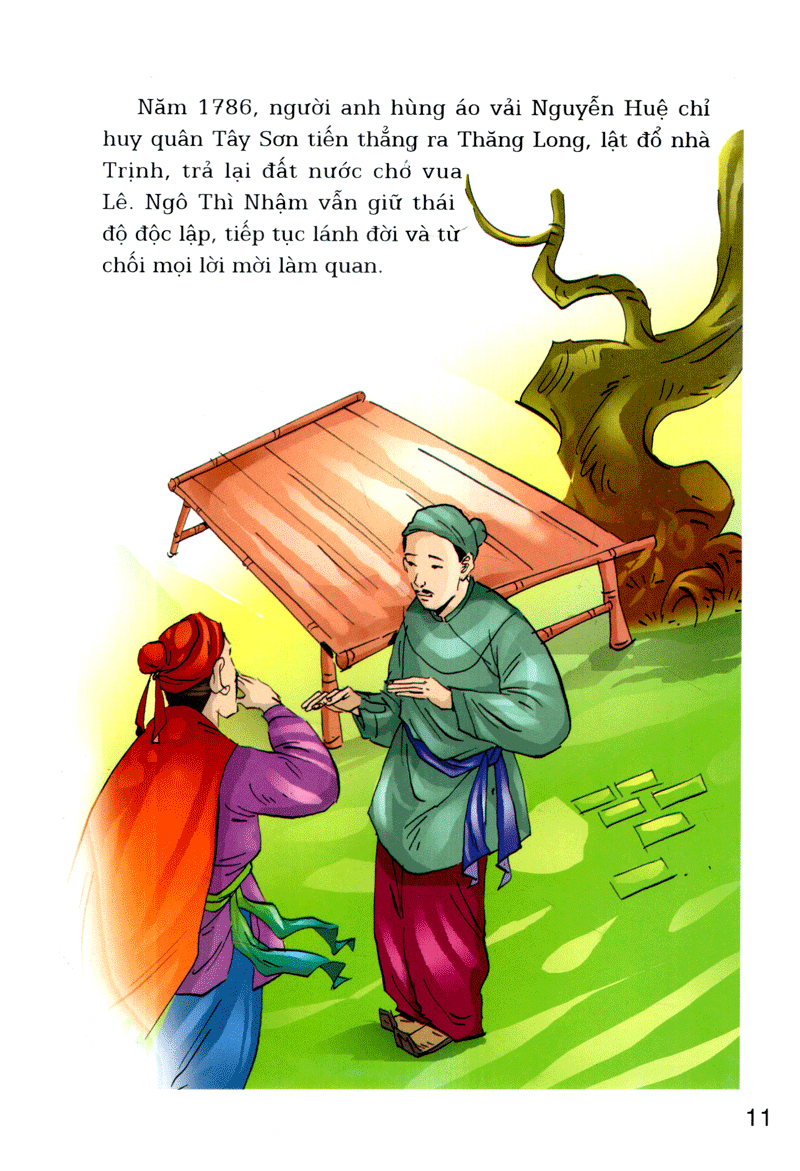 truyện tranh lịch sử - ngô thì nhậm nhà yêu nước, bậc khoa bảng thức thời