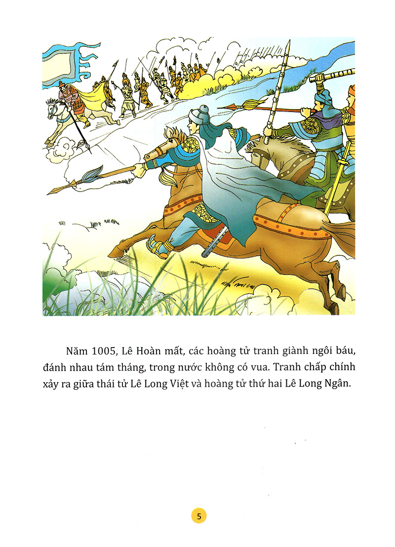 truyện tranh lịch sử việt nam - lý triều dựng thăng long, mở nghiệp (sách màu)