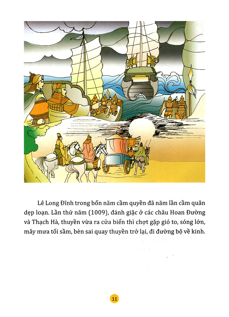 truyện tranh lịch sử việt nam - lý triều dựng thăng long, mở nghiệp (sách màu)