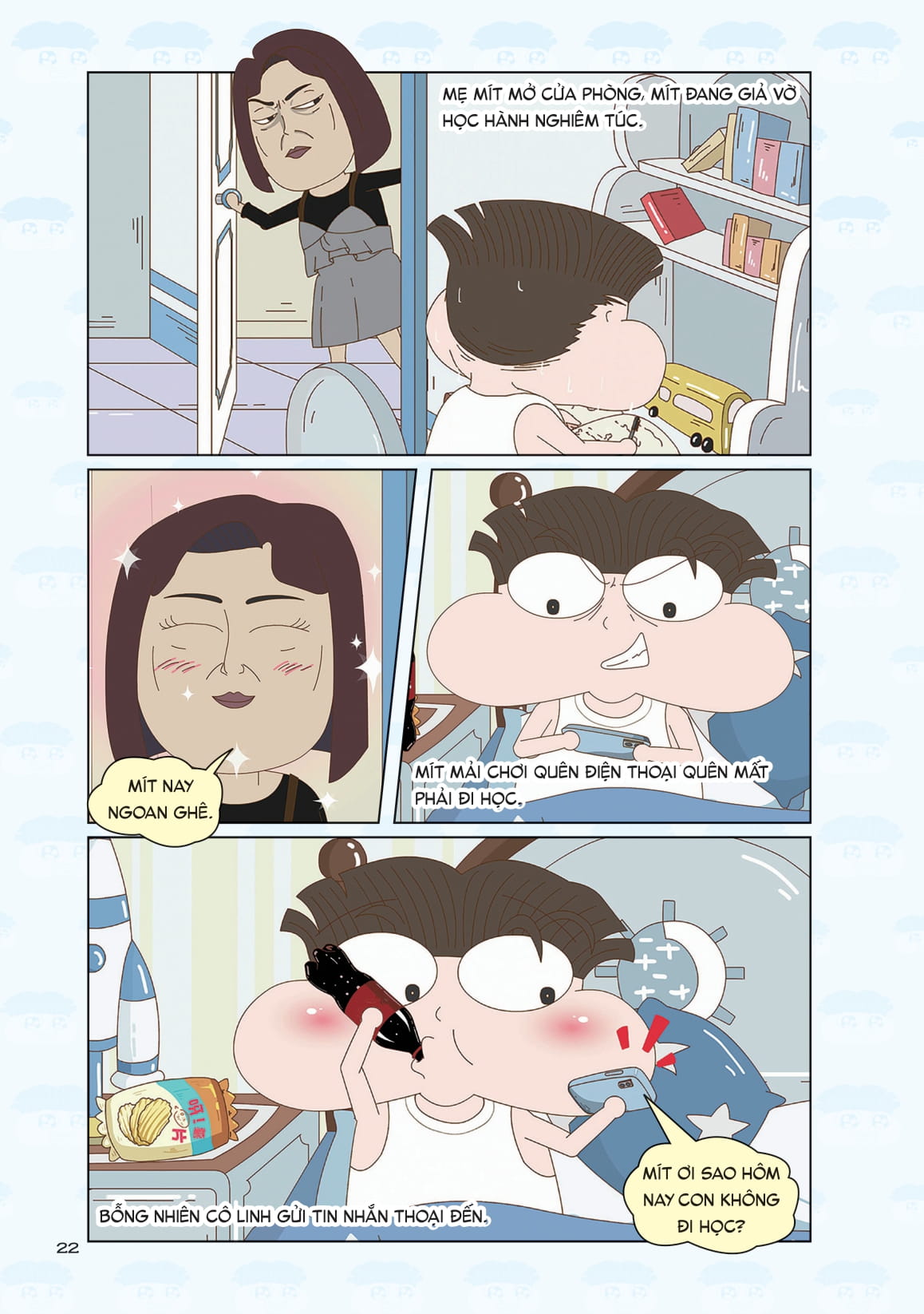 truyện tranh lớp học xả stress - bí kíp vượt qua kỳ thi