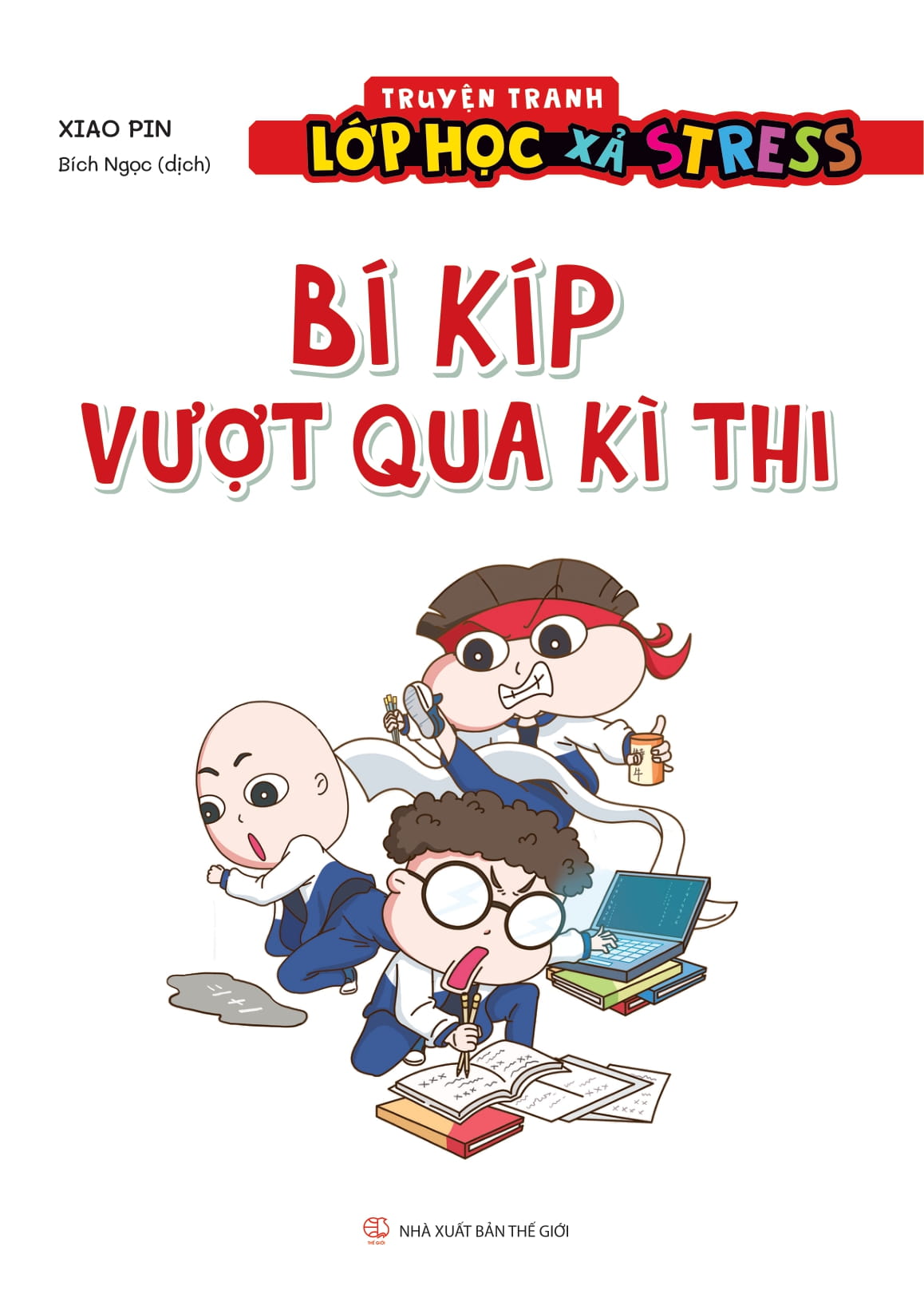 truyện tranh lớp học xả stress - bí kíp vượt qua kỳ thi