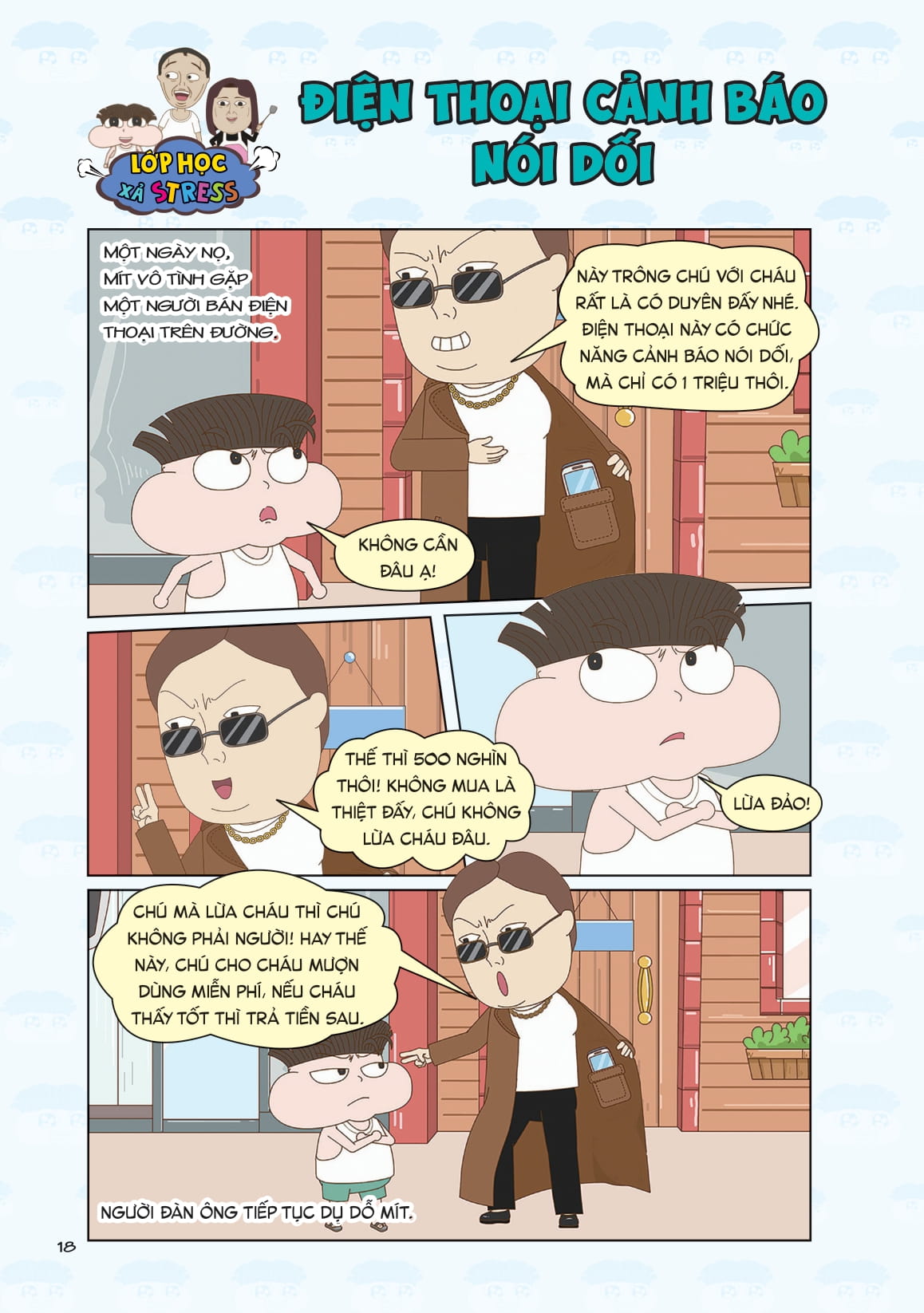 truyện tranh lớp học xả stress - bí kíp vượt qua kỳ thi