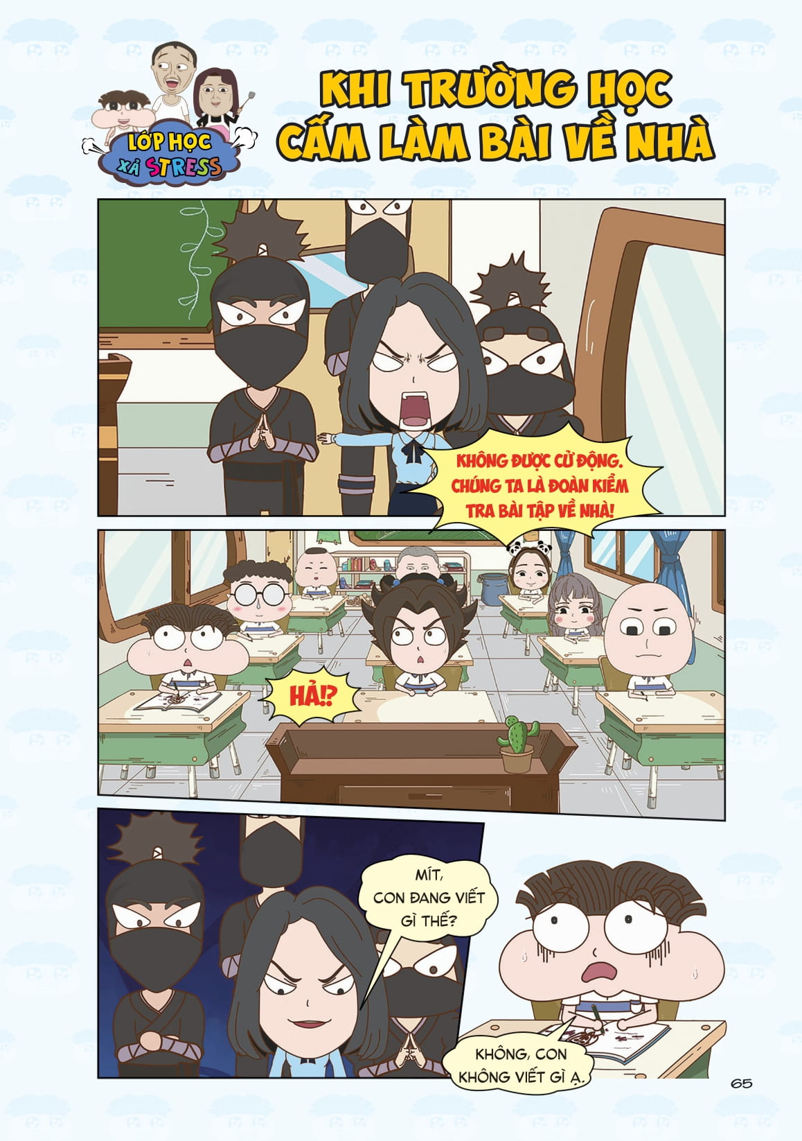Truyen Tranh Lop Hoc Xa Stress - Buoi Hop Phu Huynh Bat Thuong