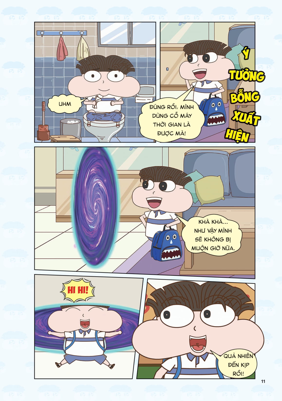 truyện tranh lớp học xả stress - cánh cổng xuyên không gian