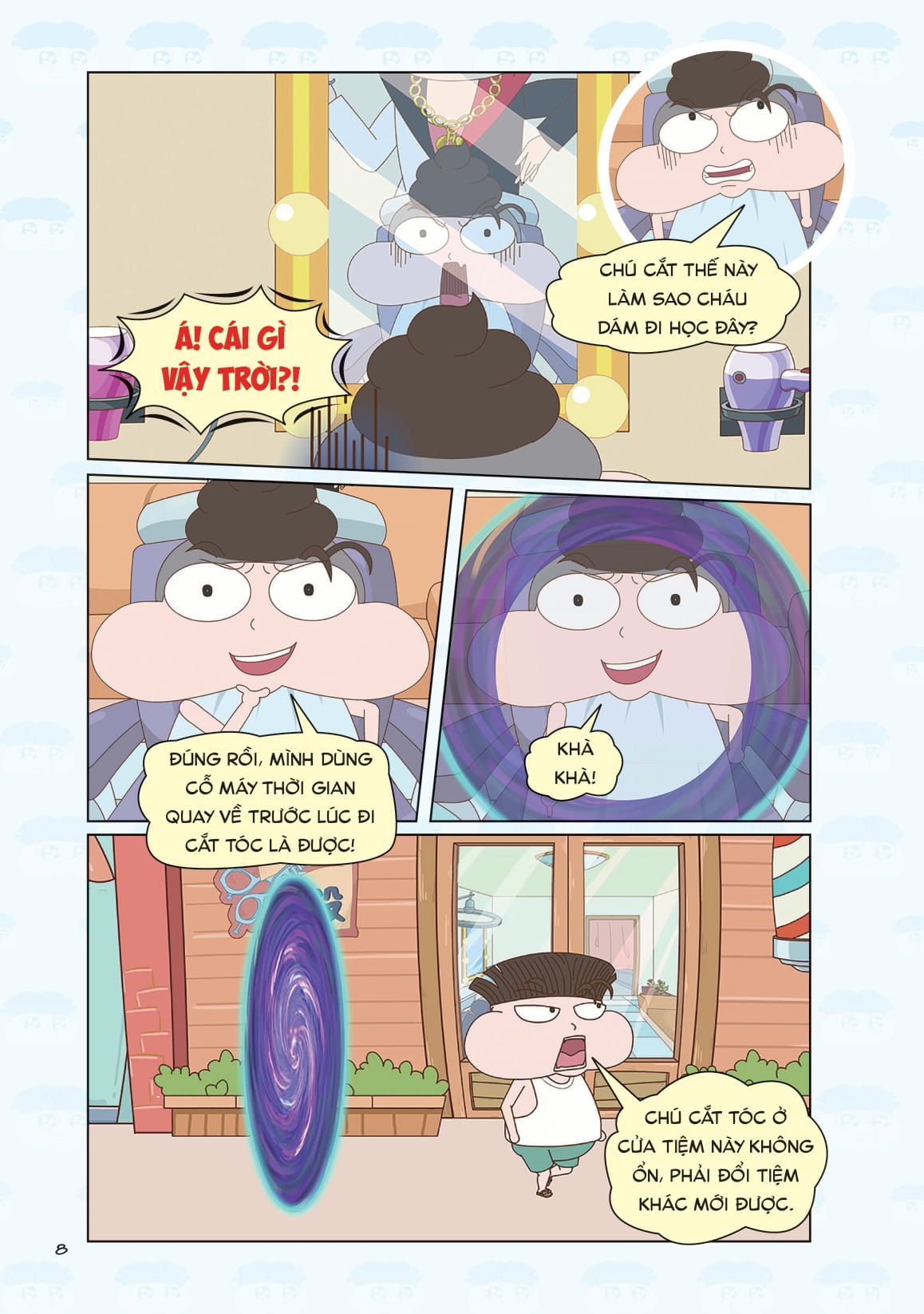 truyện tranh lớp học xả stress - cánh cổng xuyên không gian