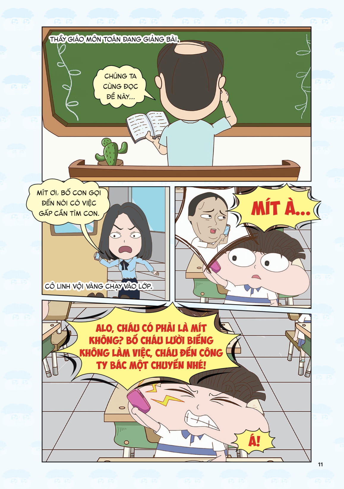 truyện tranh lớp học xả stress - con gái không dễ bắt nạt đâu