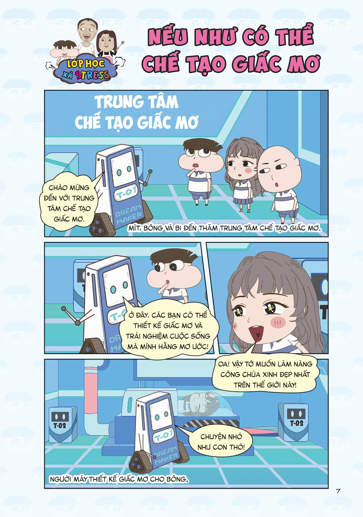 Truyen Tranh Lop Hoc Xa Stress - Hoi Bai Luc Nua Dem