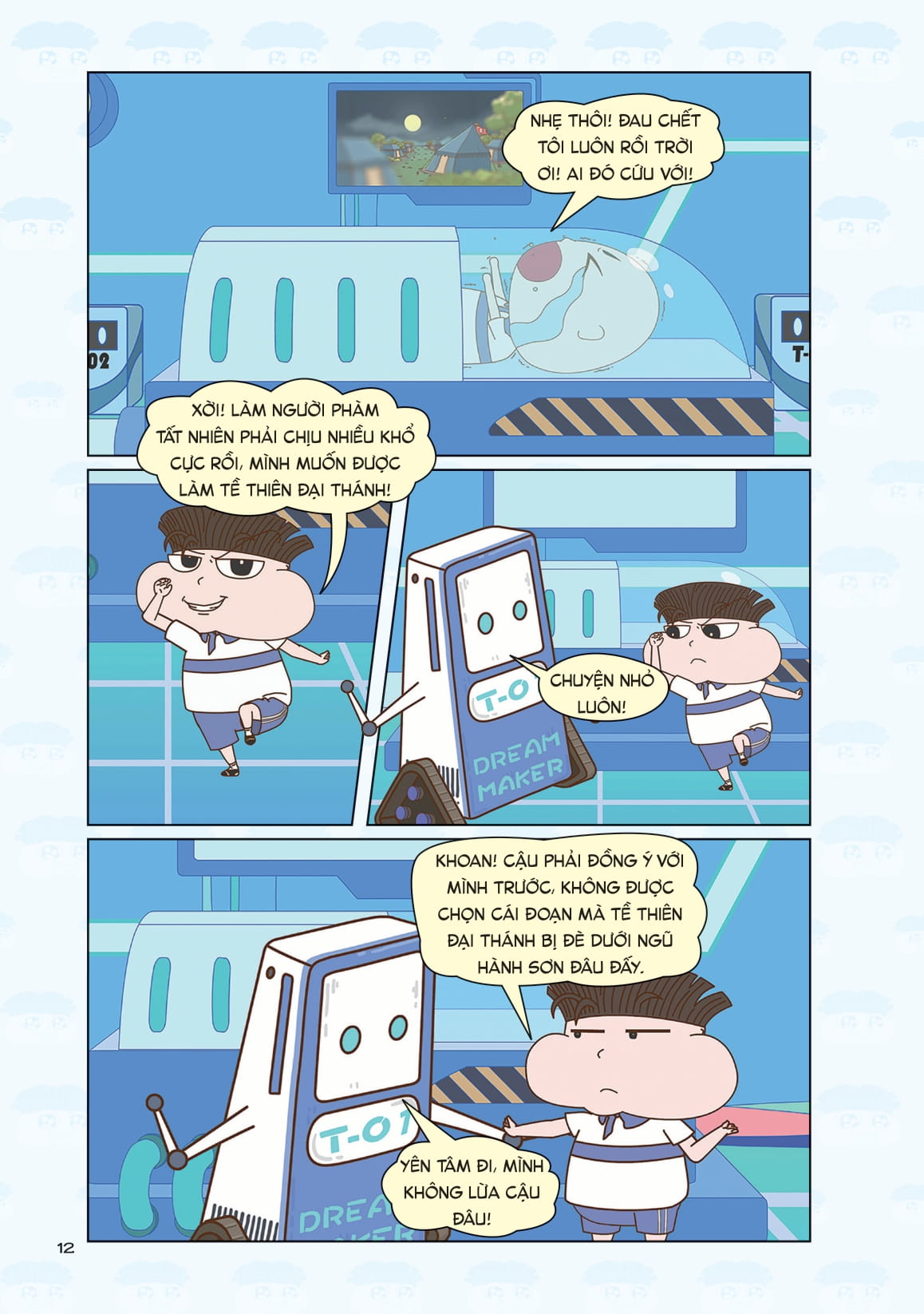 Truyen Tranh Lop Hoc Xa Stress - Hoi Bai Luc Nua Dem