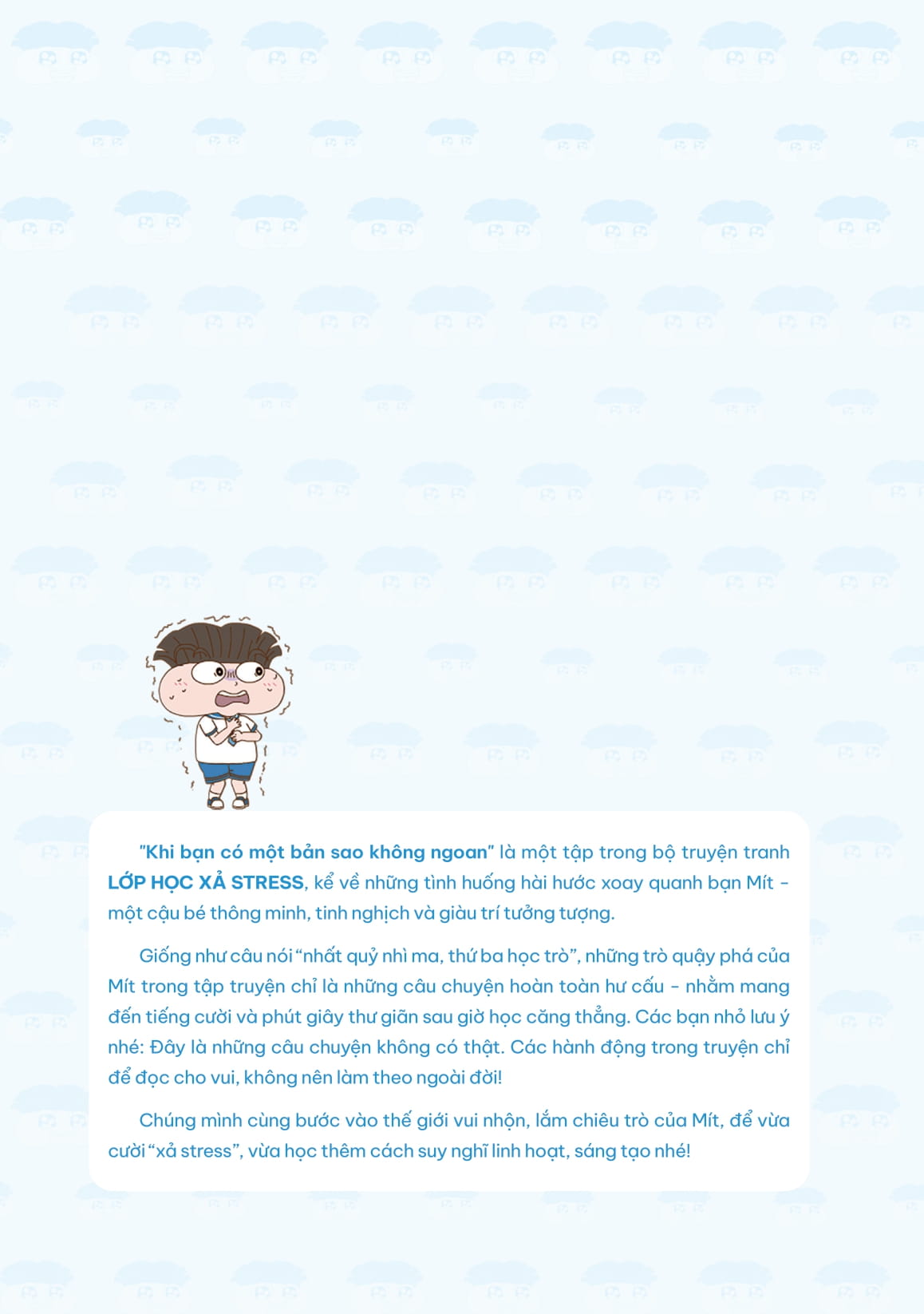 Truyen Tranh Lop Hoc Xa Stress - Khi Ban Co Mot Ban Sao Khong Ngoan