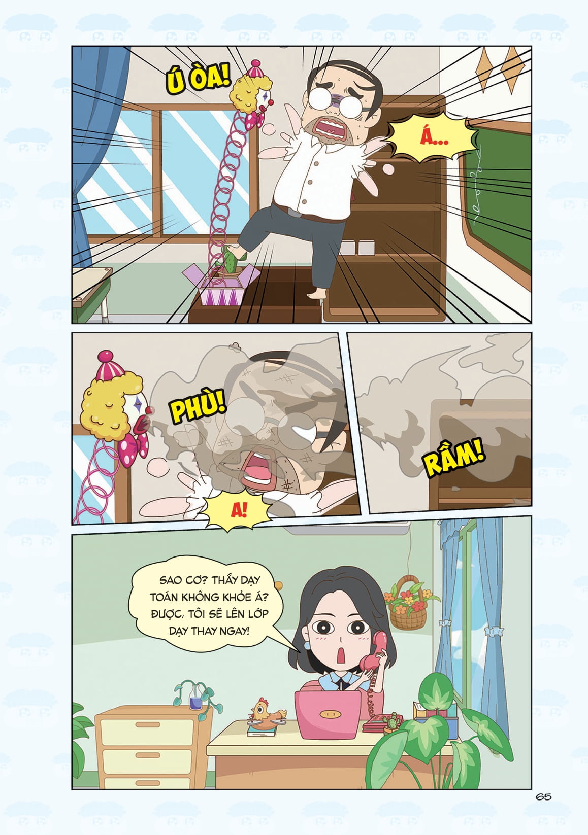 Truyen Tranh Lop Hoc Xa Stress - Khi Ban Co Mot Ban Sao Khong Ngoan