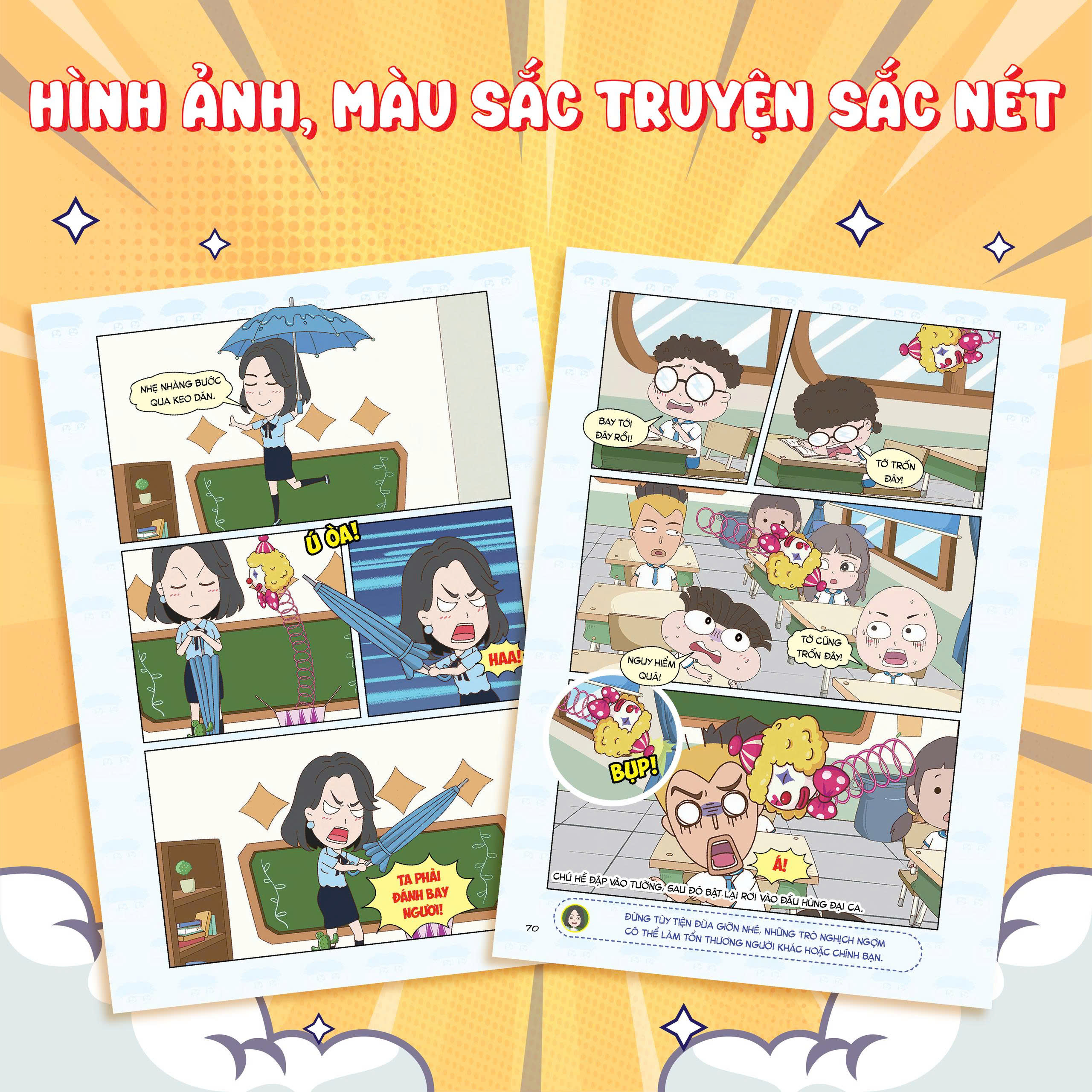 Truyen Tranh Lop Hoc Xa Stress - Khi Ban Co Mot Ban Sao Khong Ngoan