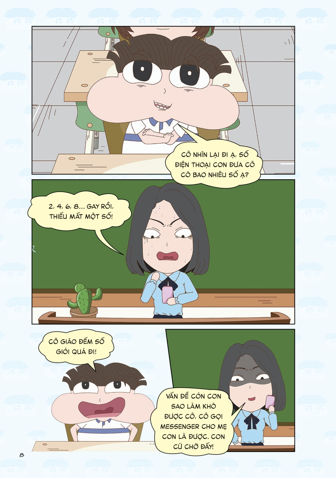 truyện tranh lớp học xả stress - khi mẹ tớ là đặc vụ ngầm