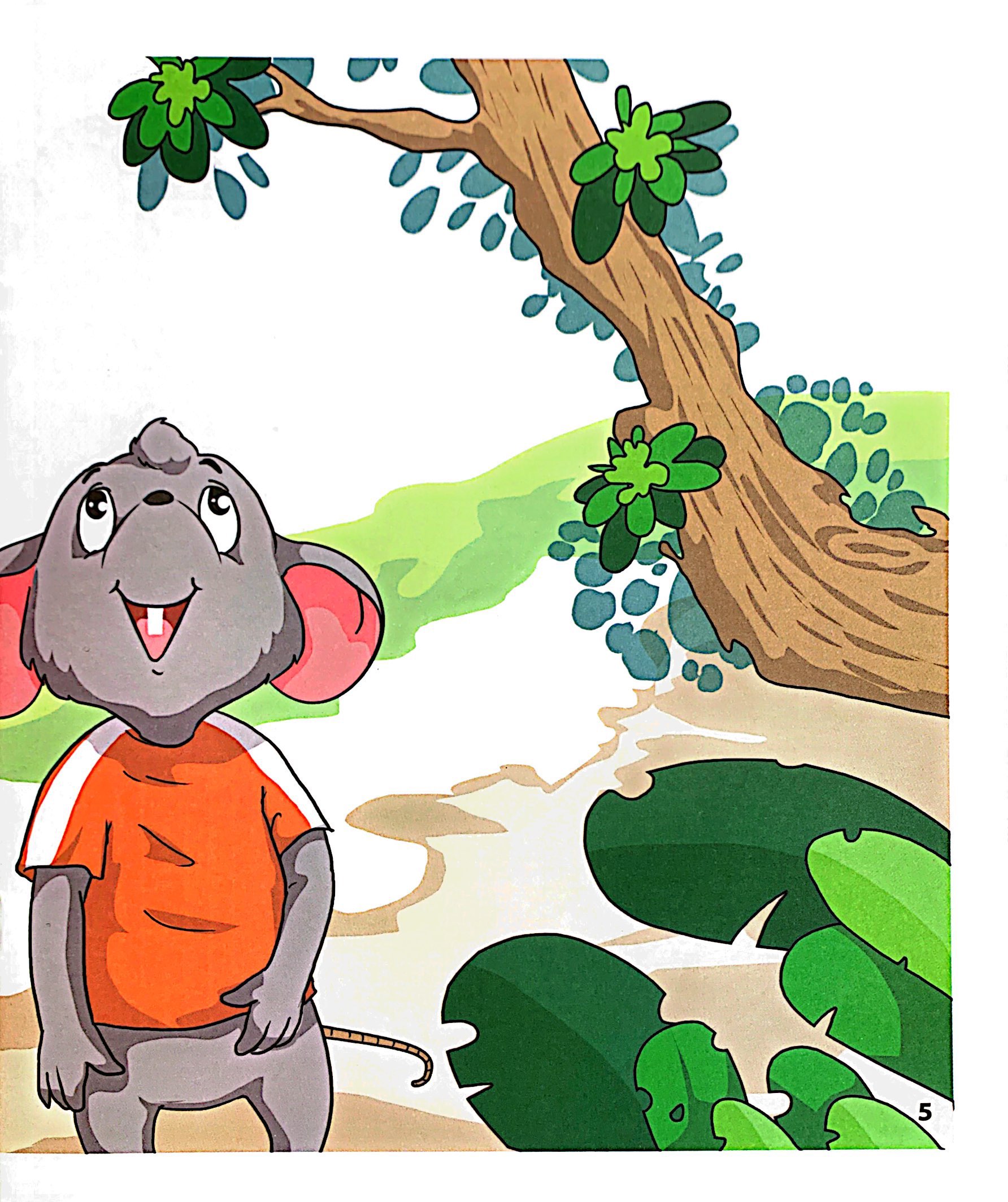 truyện tranh ngụ ngôn dành cho thiếu nhi song ngữ anh-việt - chuột, gà trống và mèo