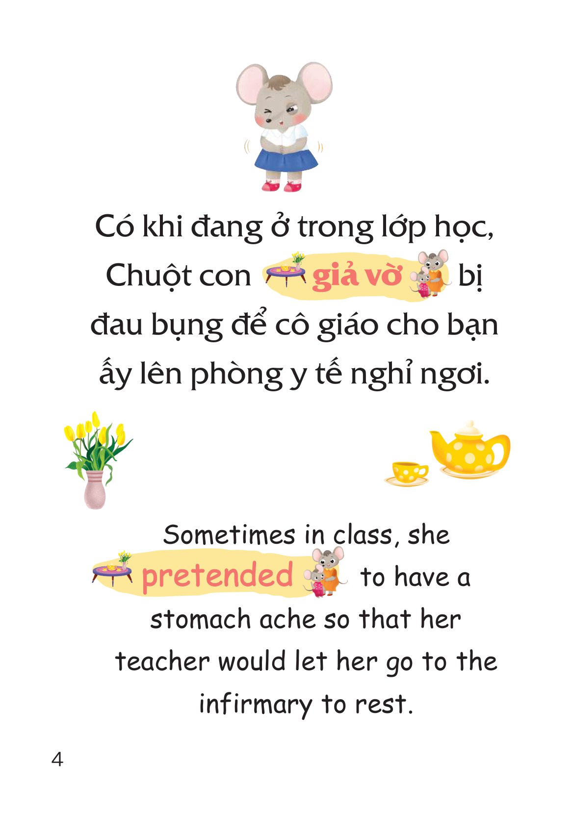 truyện tranh song ngữ việt-anh cho bé - bé ngoan không nói dối - good children do not lie