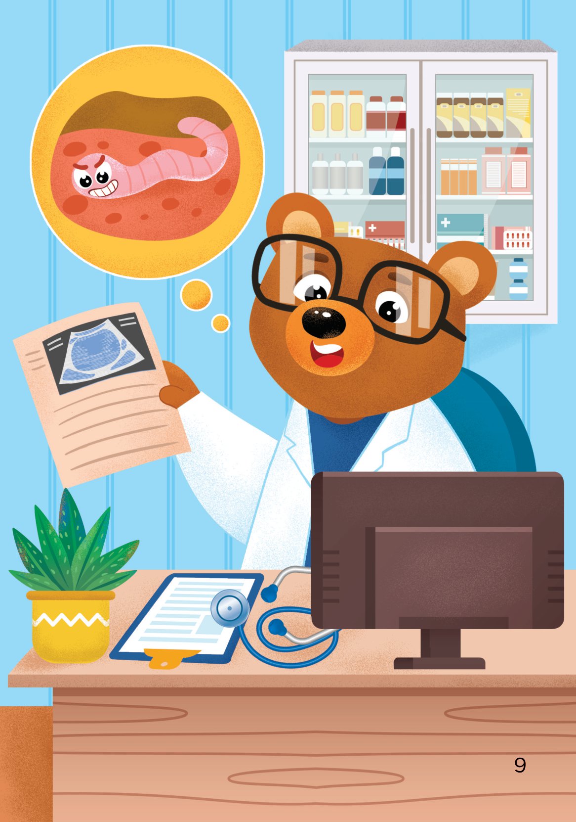 truyện tranh song ngữ việt-anh cho bé - cắn móng tay là xấu lắm đấy! - biting your nails is a bad habit