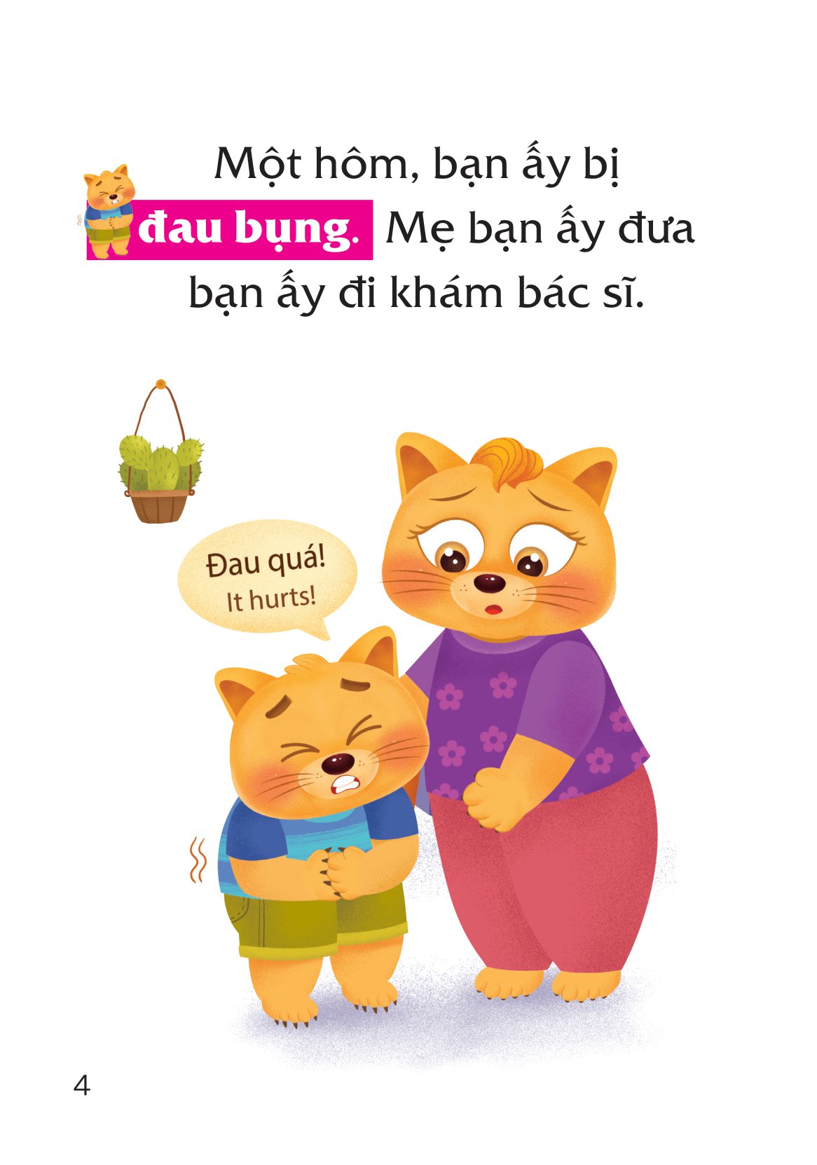 truyện tranh song ngữ việt-anh cho bé - cắn móng tay là xấu lắm đấy! - biting your nails is a bad habit