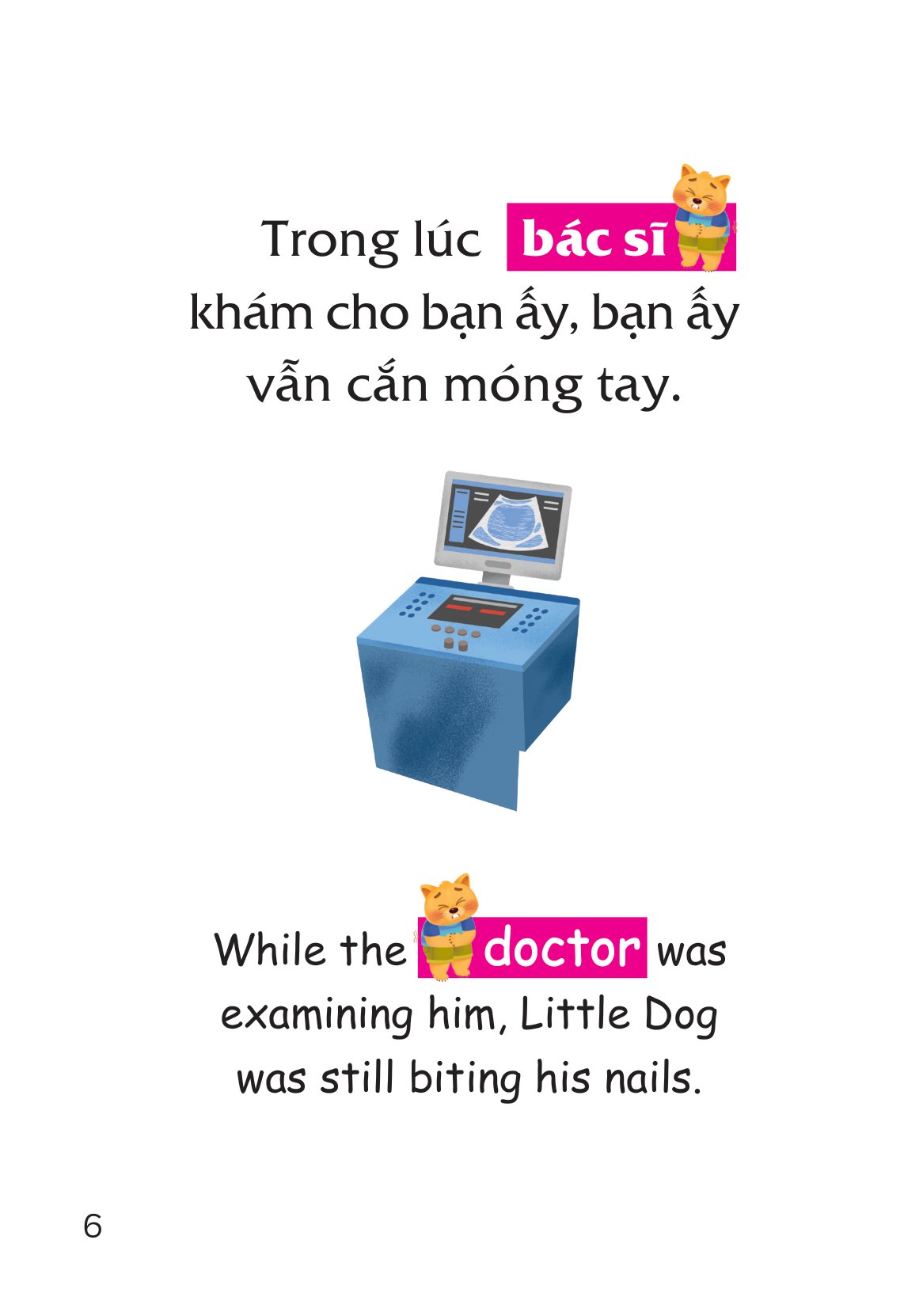 truyện tranh song ngữ việt-anh cho bé - cắn móng tay là xấu lắm đấy! - biting your nails is a bad habit