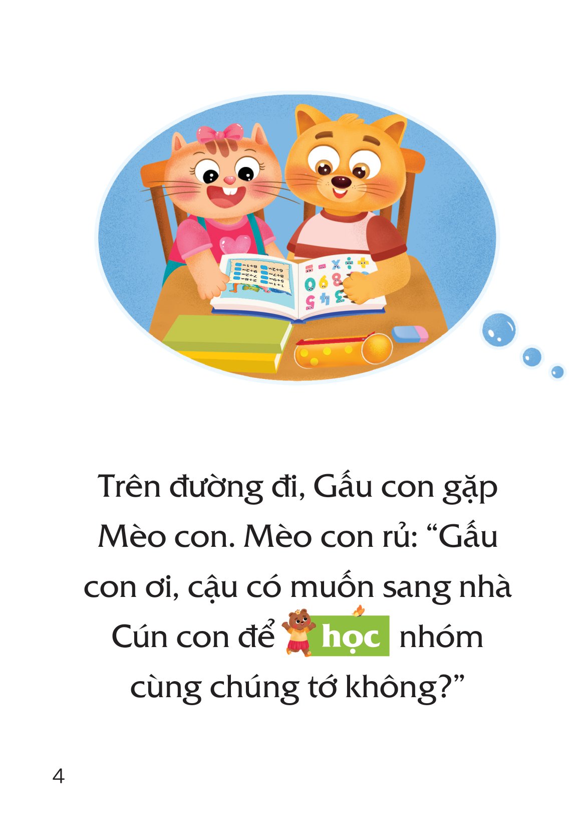 truyện tranh song ngữ việt-anh cho bé - chưa học bài xong, đừng đi chơi nhé! - do not forget to revise your lessons before going out to play