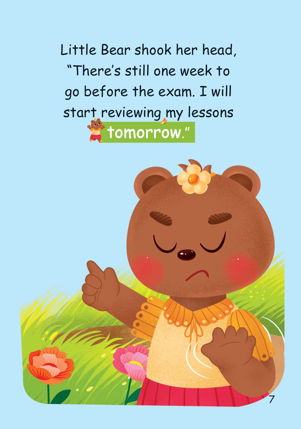 truyện tranh song ngữ việt-anh cho bé - chưa học bài xong, đừng đi chơi nhé! - do not forget to revise your lessons before going out to play