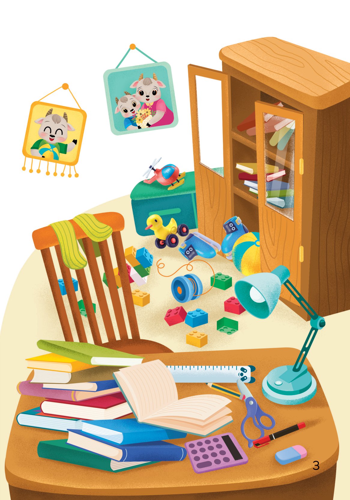 truyện tranh song ngữ việt-anh cho bé - đồ đạc gọn gàng, sẵn sàng sử dụng - you find things more easily when you keep them orderly