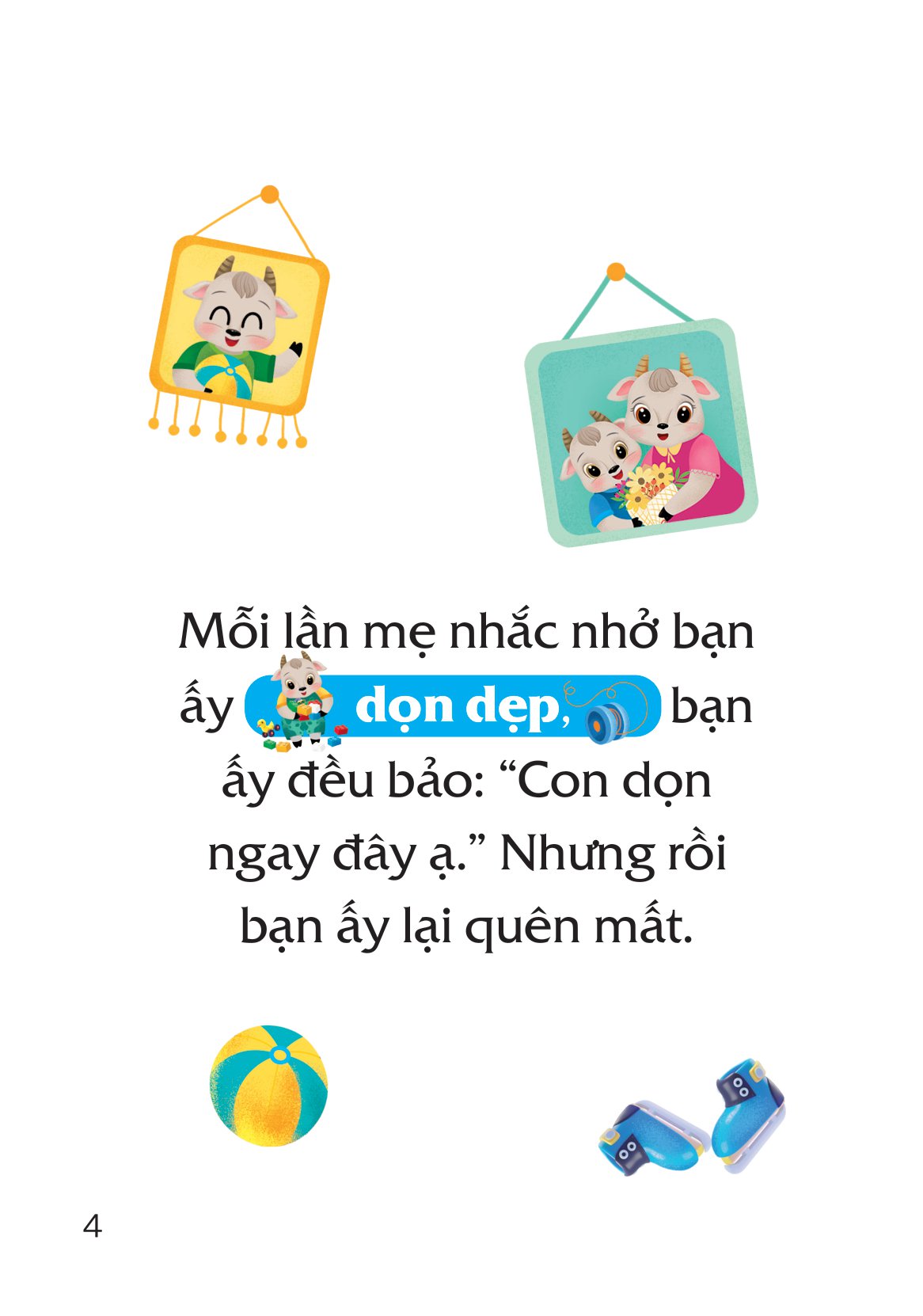 truyện tranh song ngữ việt-anh cho bé - đồ đạc gọn gàng, sẵn sàng sử dụng - you find things more easily when you keep them orderly