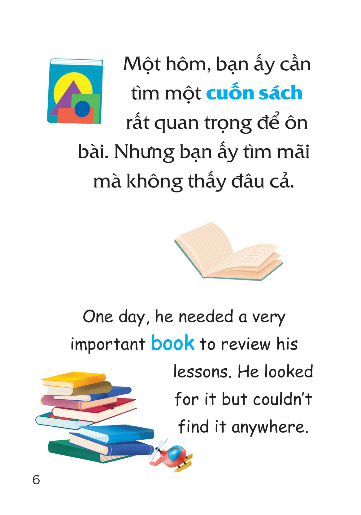 truyện tranh song ngữ việt-anh cho bé - đồ đạc gọn gàng, sẵn sàng sử dụng - you find things more easily when you keep them orderly