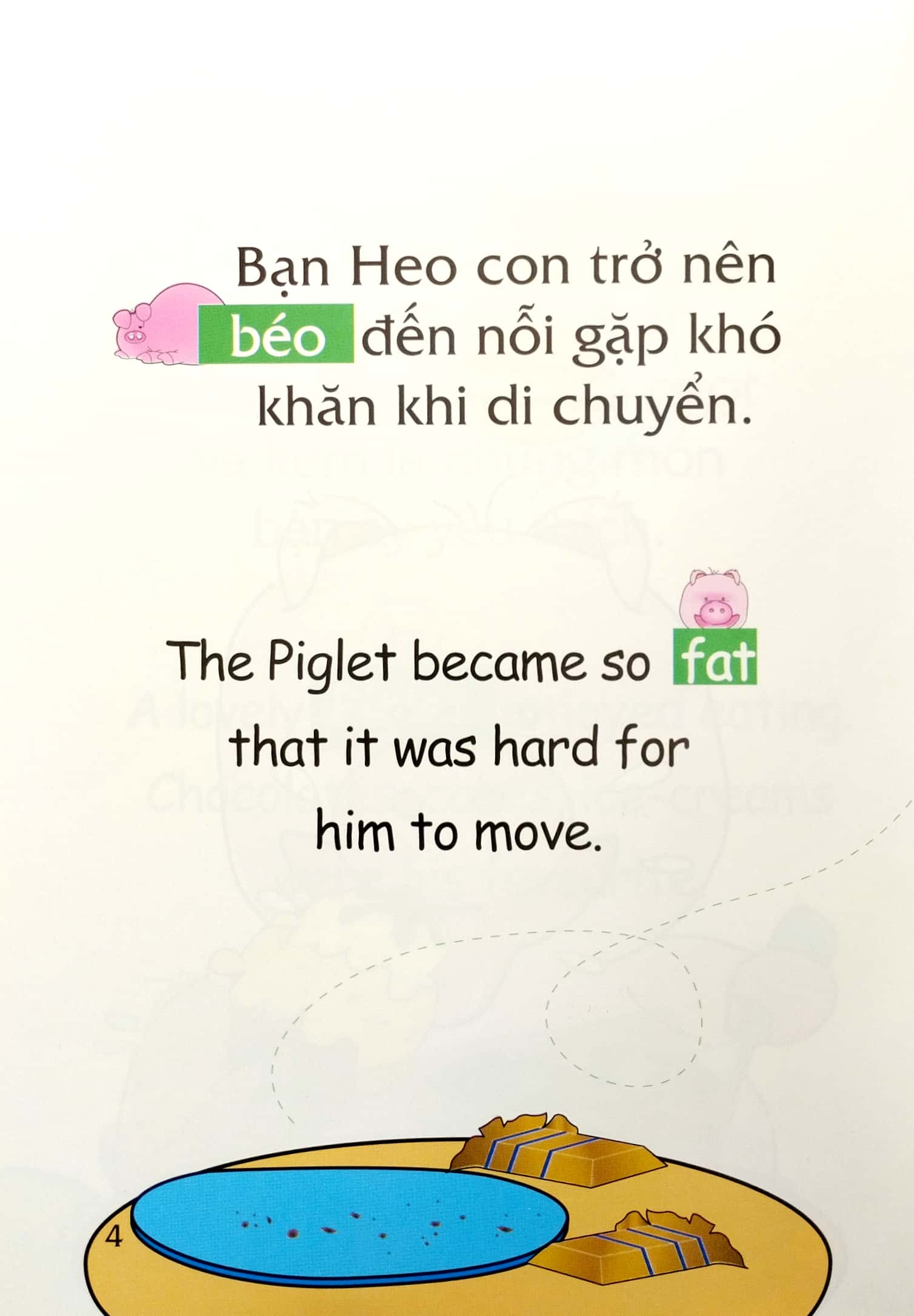 truyện tranh song ngữ việt - anh cho bé - eating vegetables is good for health - ăn rau vào cho khỏe hơn nào