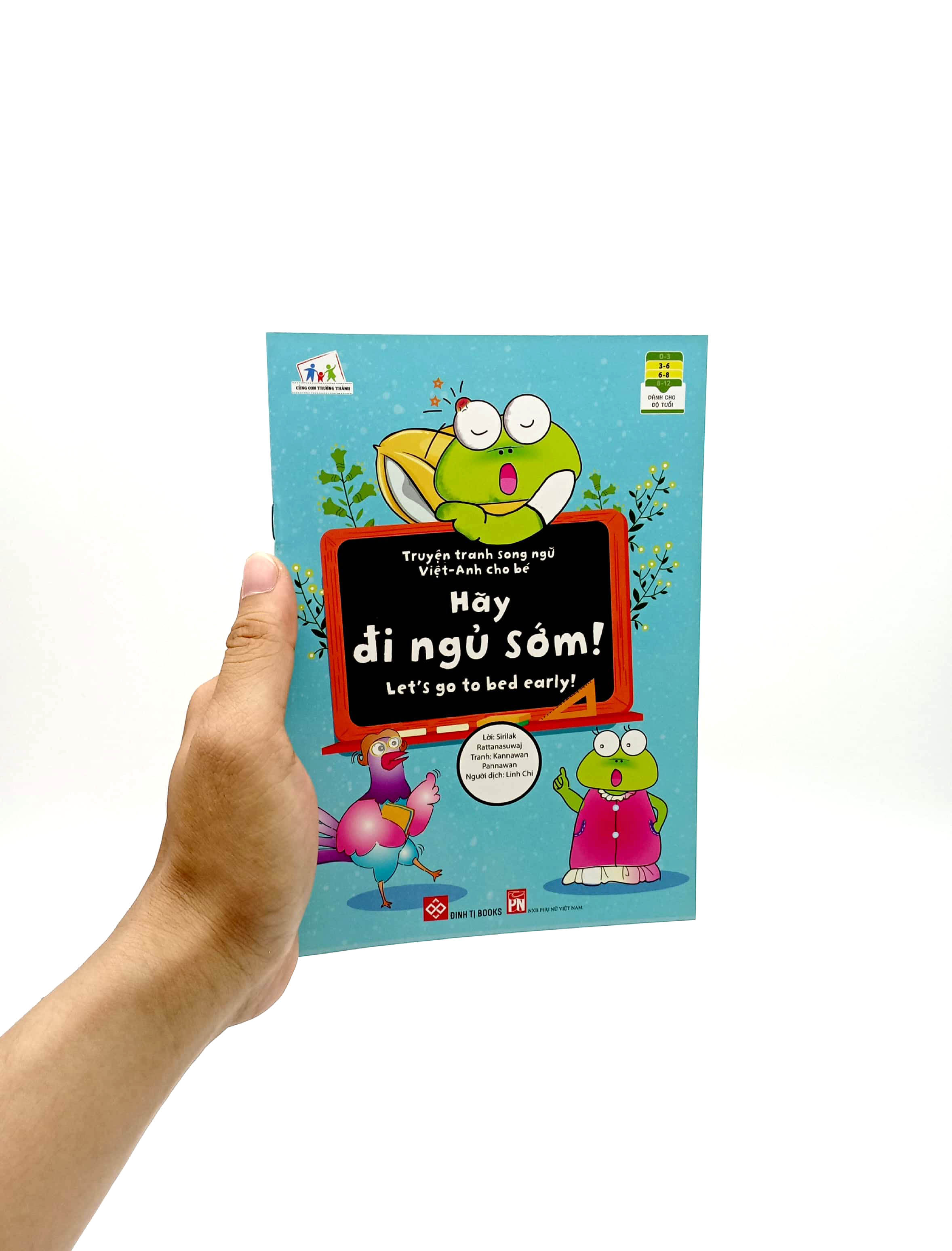 truyện tranh song ngữ việt - anh cho bé - letℹs go to bed early! - hãy đi ngủ sớm!