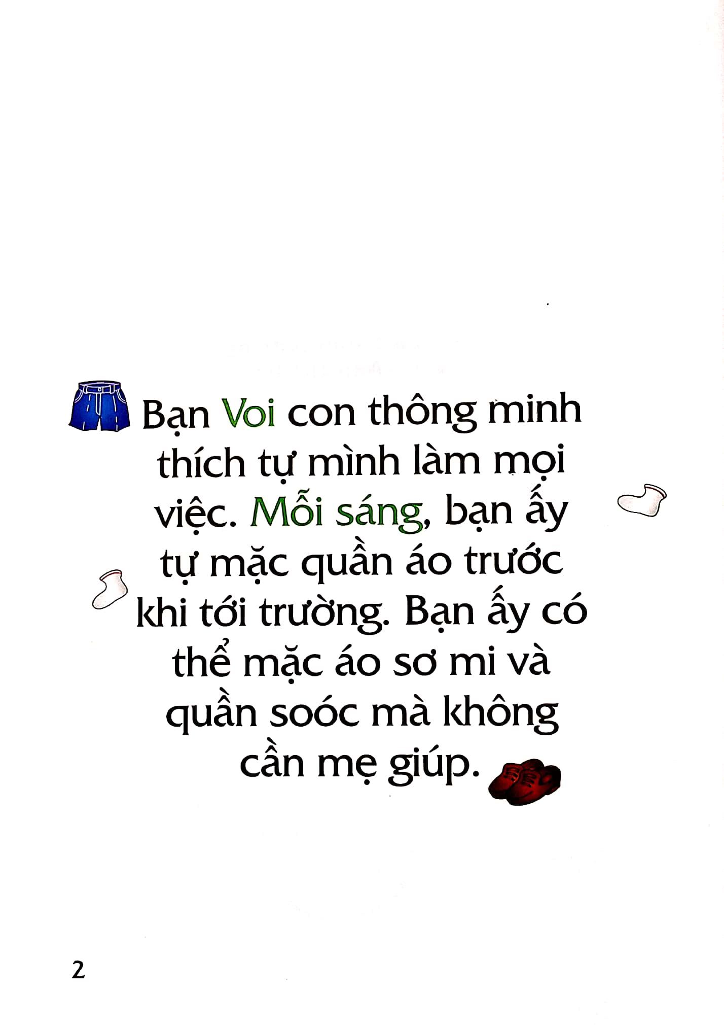 truyện tranh song ngữ việt - anh cho bé - smart babies can get dressed themselves - bé thông minh, bé tự mặc áo quần