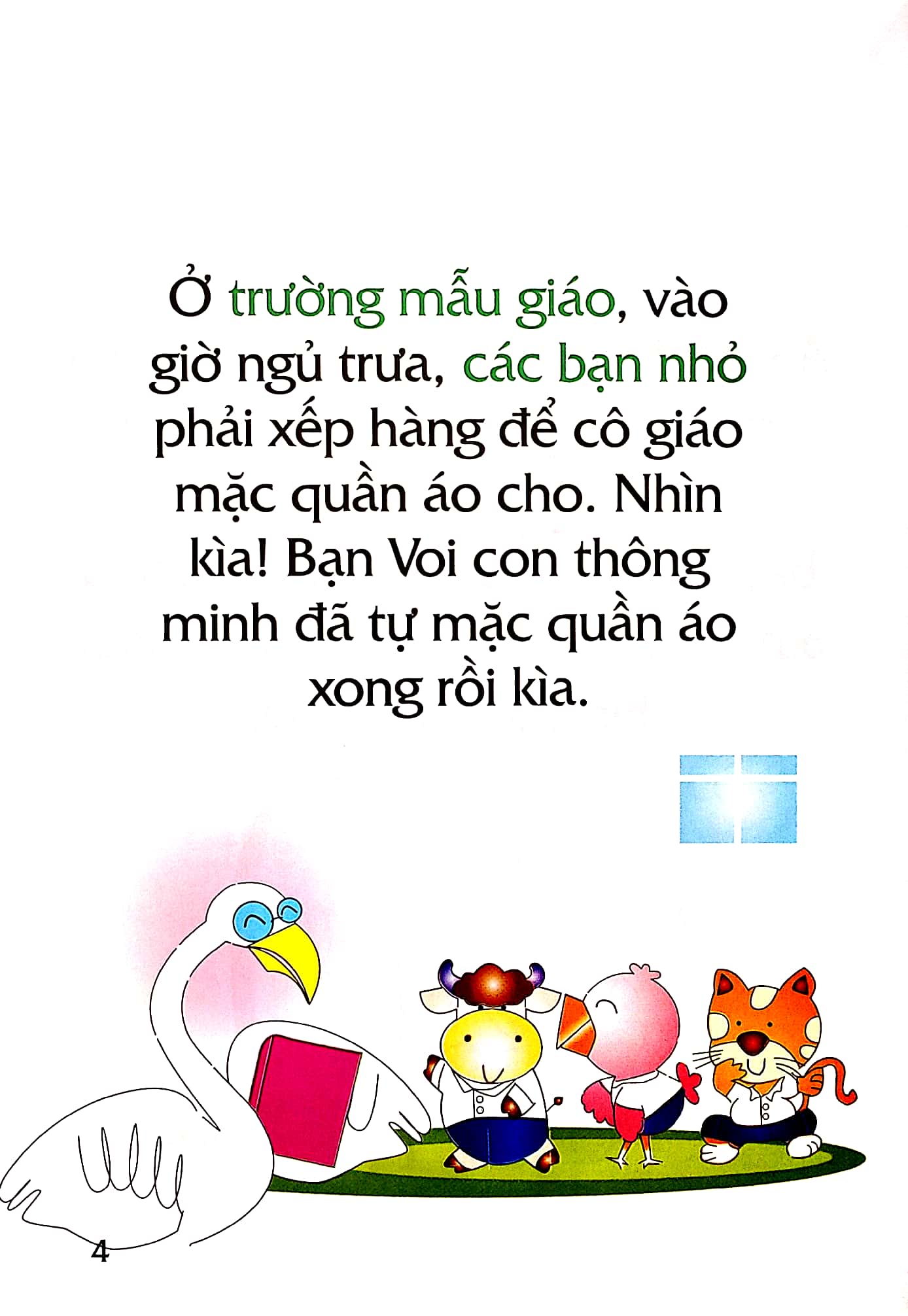 truyện tranh song ngữ việt - anh cho bé - smart babies can get dressed themselves - bé thông minh, bé tự mặc áo quần