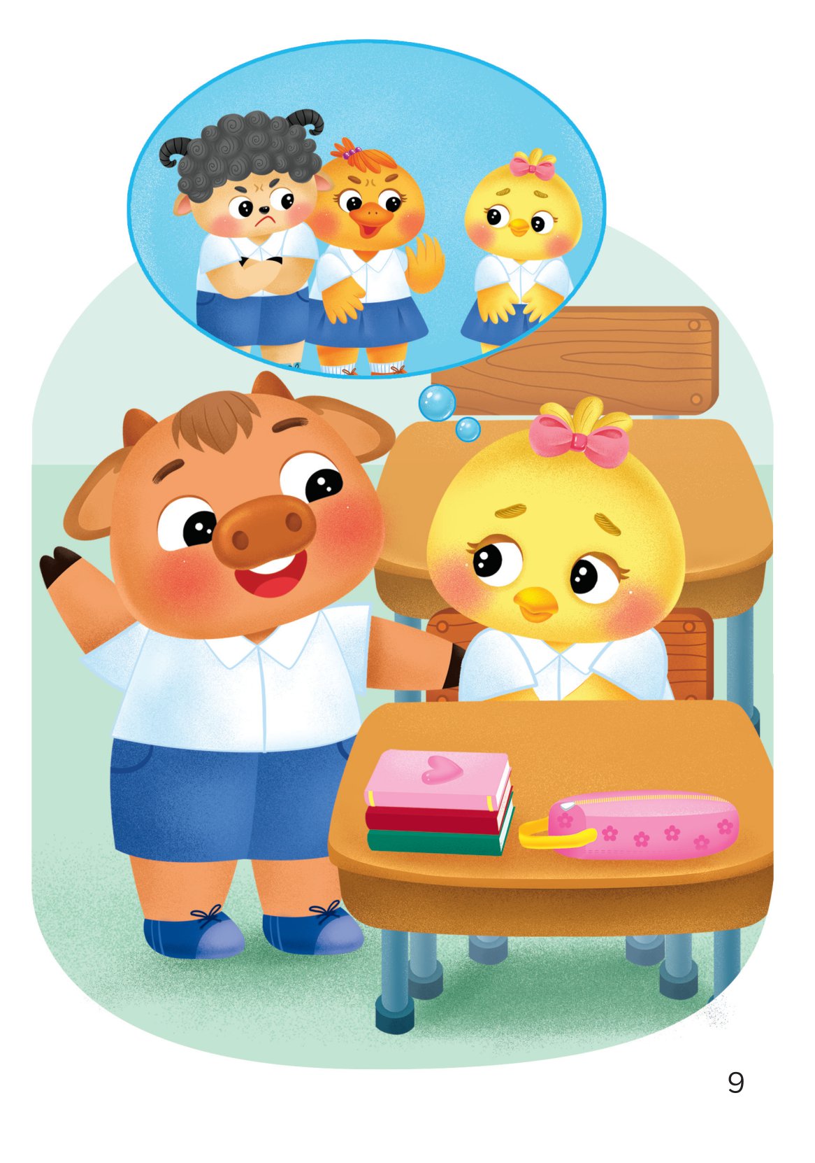 truyện tranh song ngữ việt-anh cho bé - thân thiện hòa đồng, vun trồng tình bạn - being open and sociable, you will have good friends