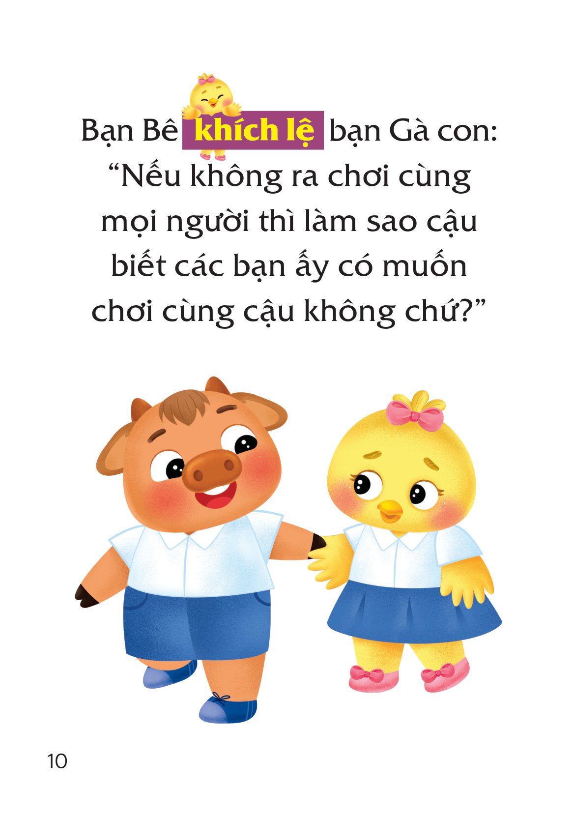 truyện tranh song ngữ việt-anh cho bé - thân thiện hòa đồng, vun trồng tình bạn - being open and sociable, you will have good friends
