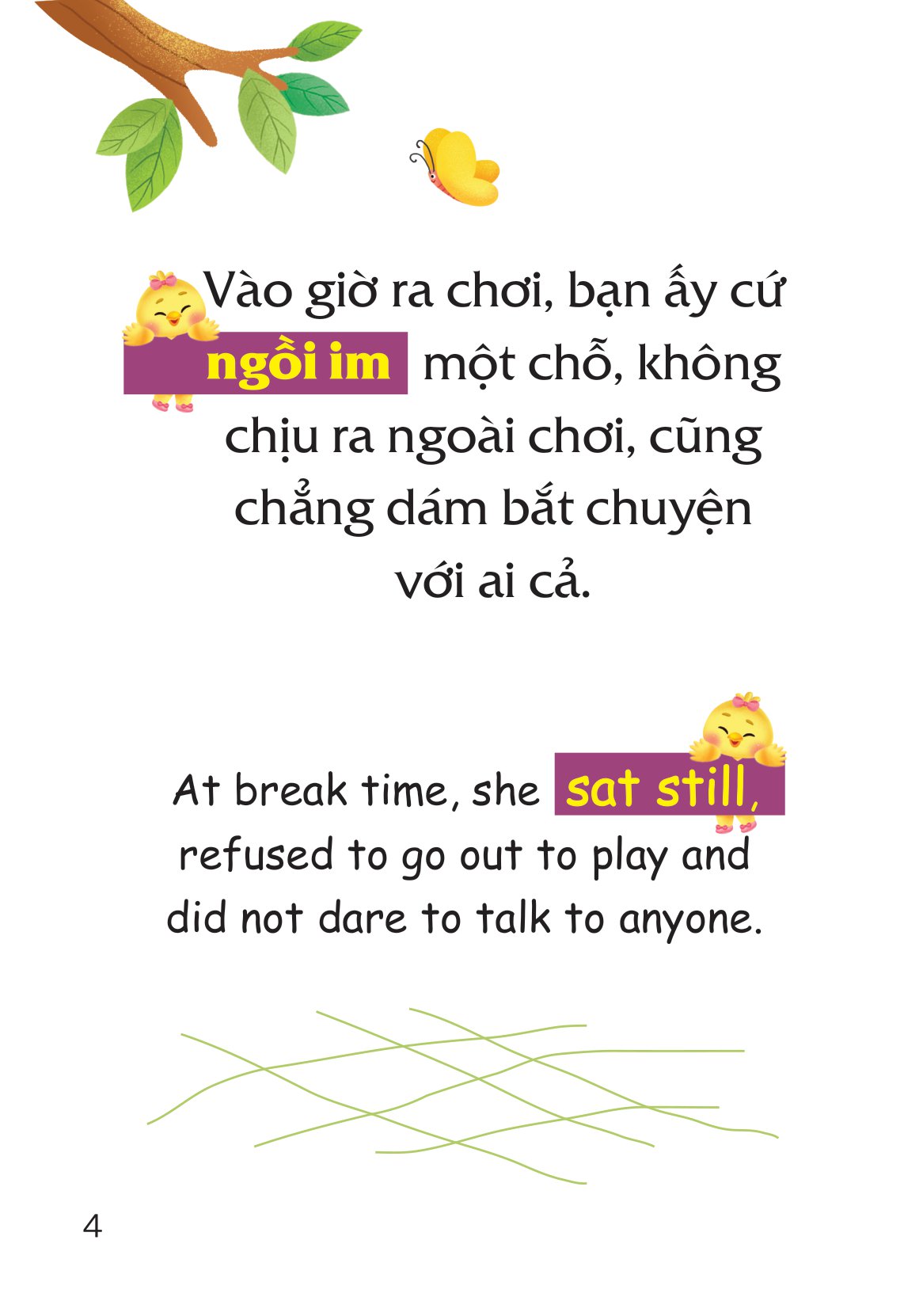 truyện tranh song ngữ việt-anh cho bé - thân thiện hòa đồng, vun trồng tình bạn - being open and sociable, you will have good friends