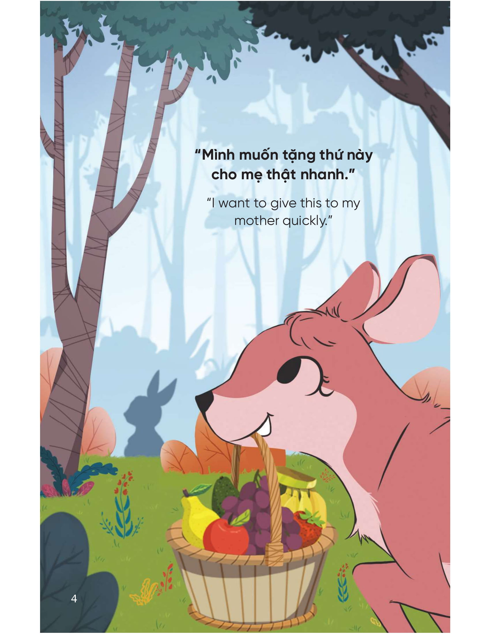 truyện tranh song ngữ việt - anh dành cho trẻ em - cùng học cư xử tốt - bé học sẻ chia - sharing generously