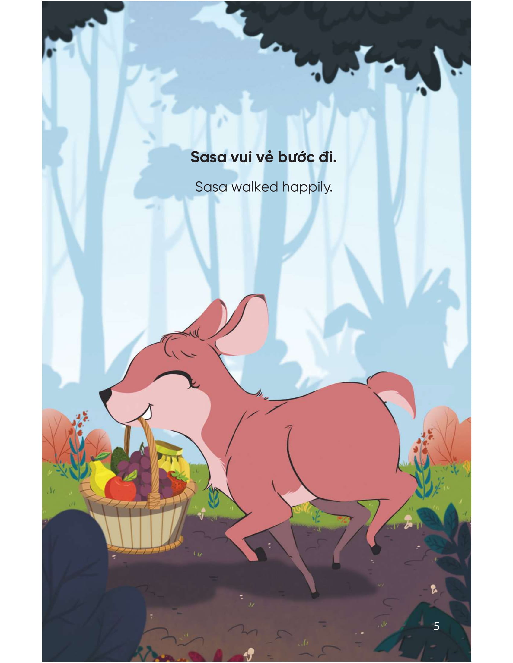 truyện tranh song ngữ việt - anh dành cho trẻ em - cùng học cư xử tốt - bé học sẻ chia - sharing generously