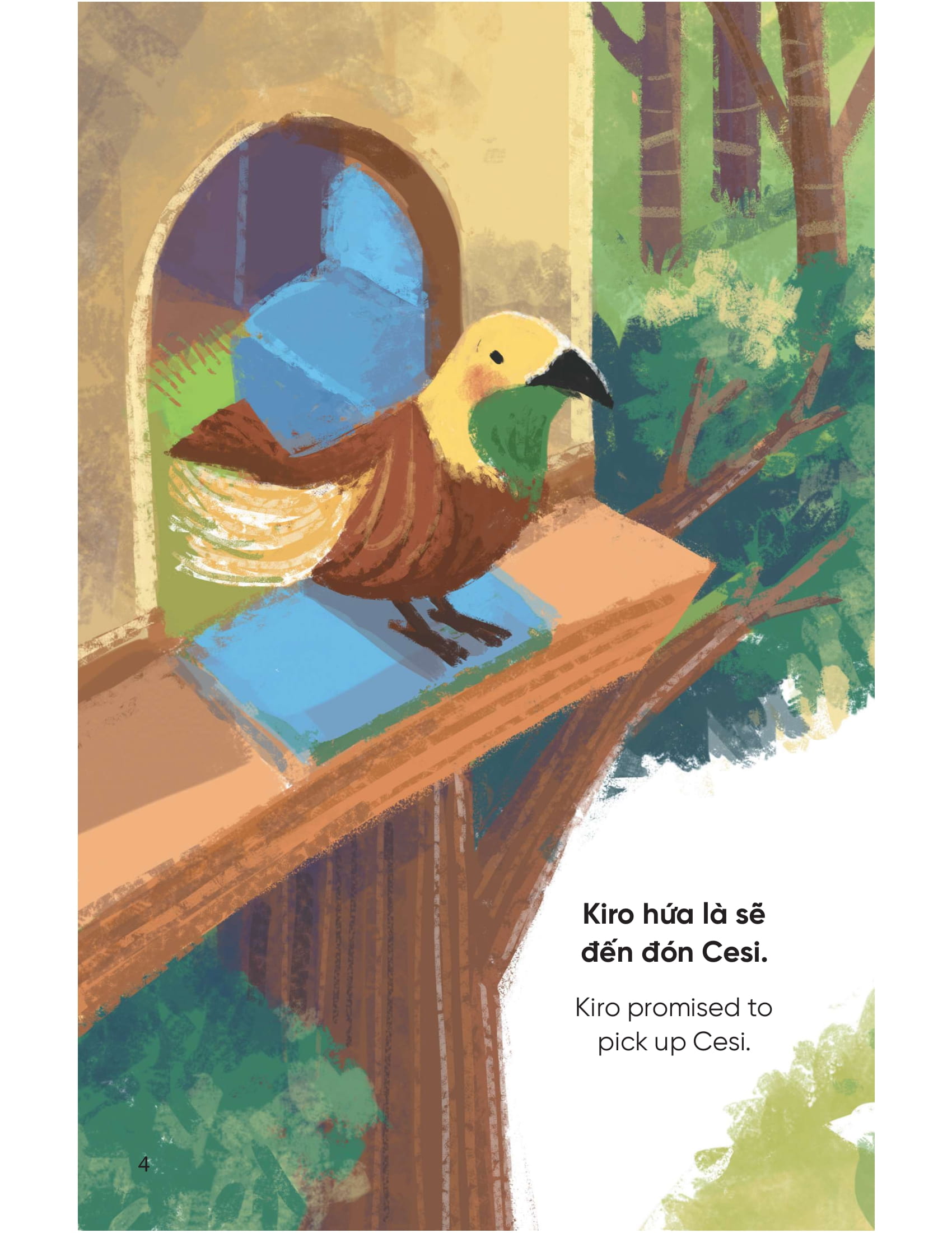 truyện tranh song ngữ việt - anh dành cho trẻ em - cùng học cư xử tốt - bé học tính kiên nhẫn - being patient