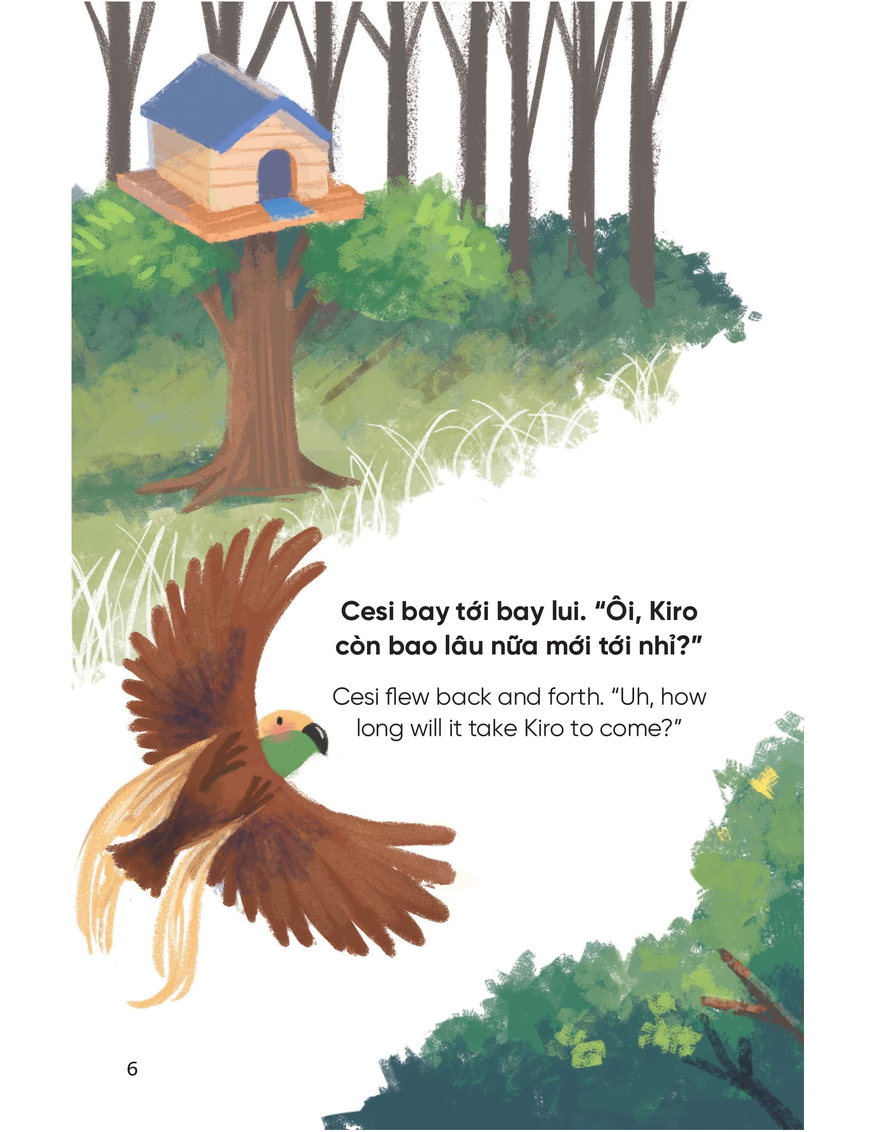 truyện tranh song ngữ việt - anh dành cho trẻ em - cùng học cư xử tốt - bé học tính kiên nhẫn - being patient