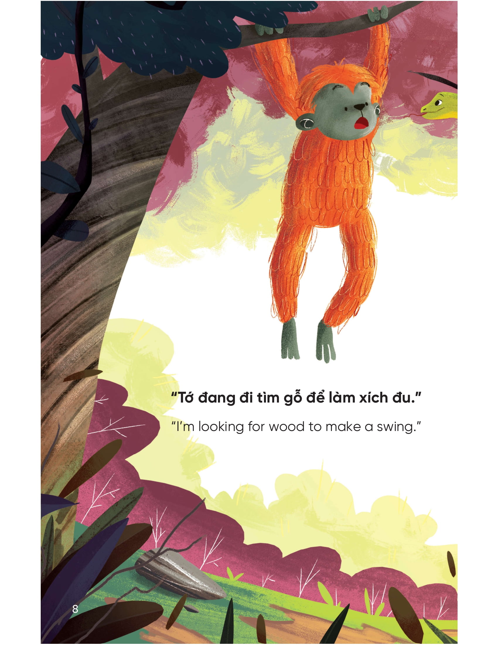 truyện tranh song ngữ việt - anh dành cho trẻ em - cùng học cư xử tốt - bé học tính kiên trì - being persistent