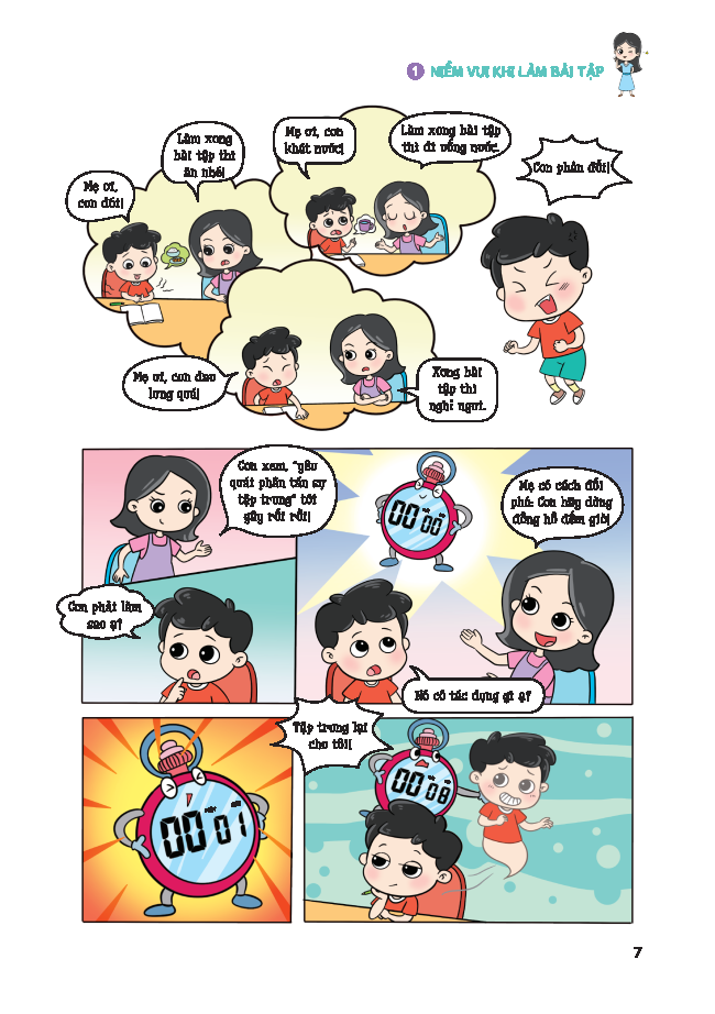 truyện tranh tâm lý học đường - bí quyết học tập bứt phá