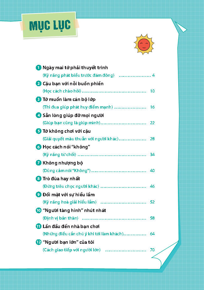 truyện tranh tâm lý học đường - kỹ năng giao tiếp thông minh