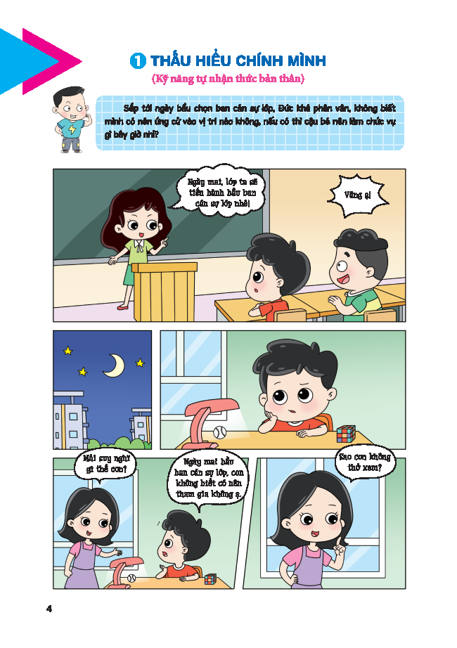 truyện tranh tâm lý học đường - xây dựng niềm tin vào bản thân