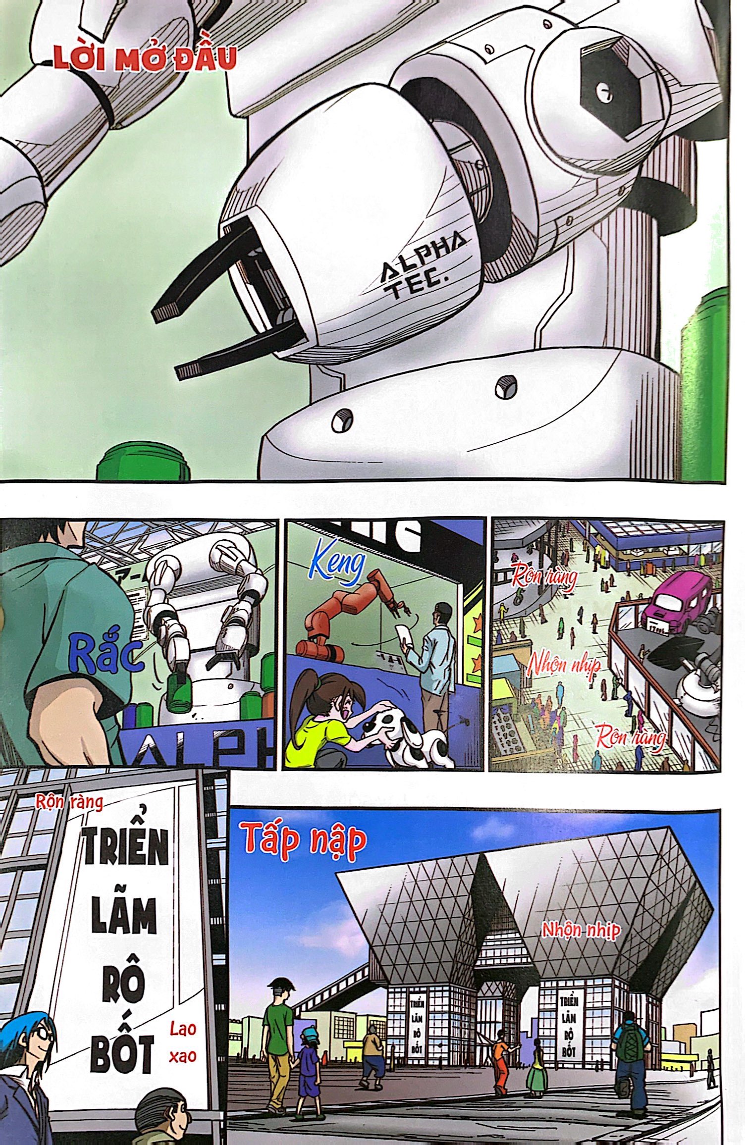 truyện tranh tri thức khoa học - khủng hoảng robot