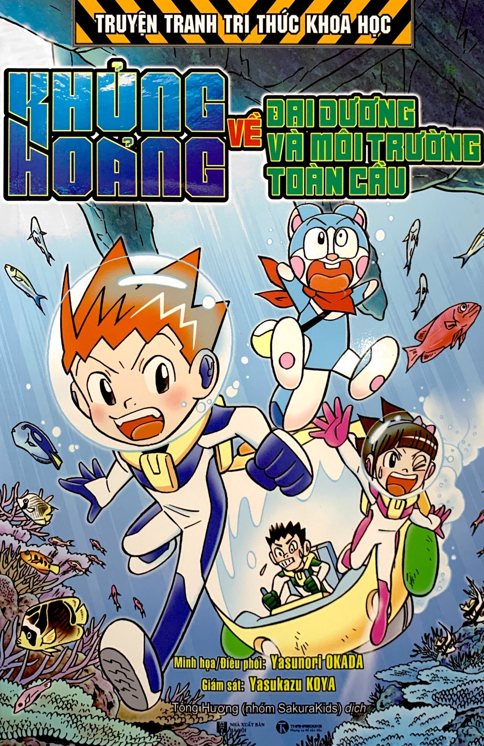 truyện tranh tri thức khoa học - khủng hoảng về đại dương và môi trường toàn cầu