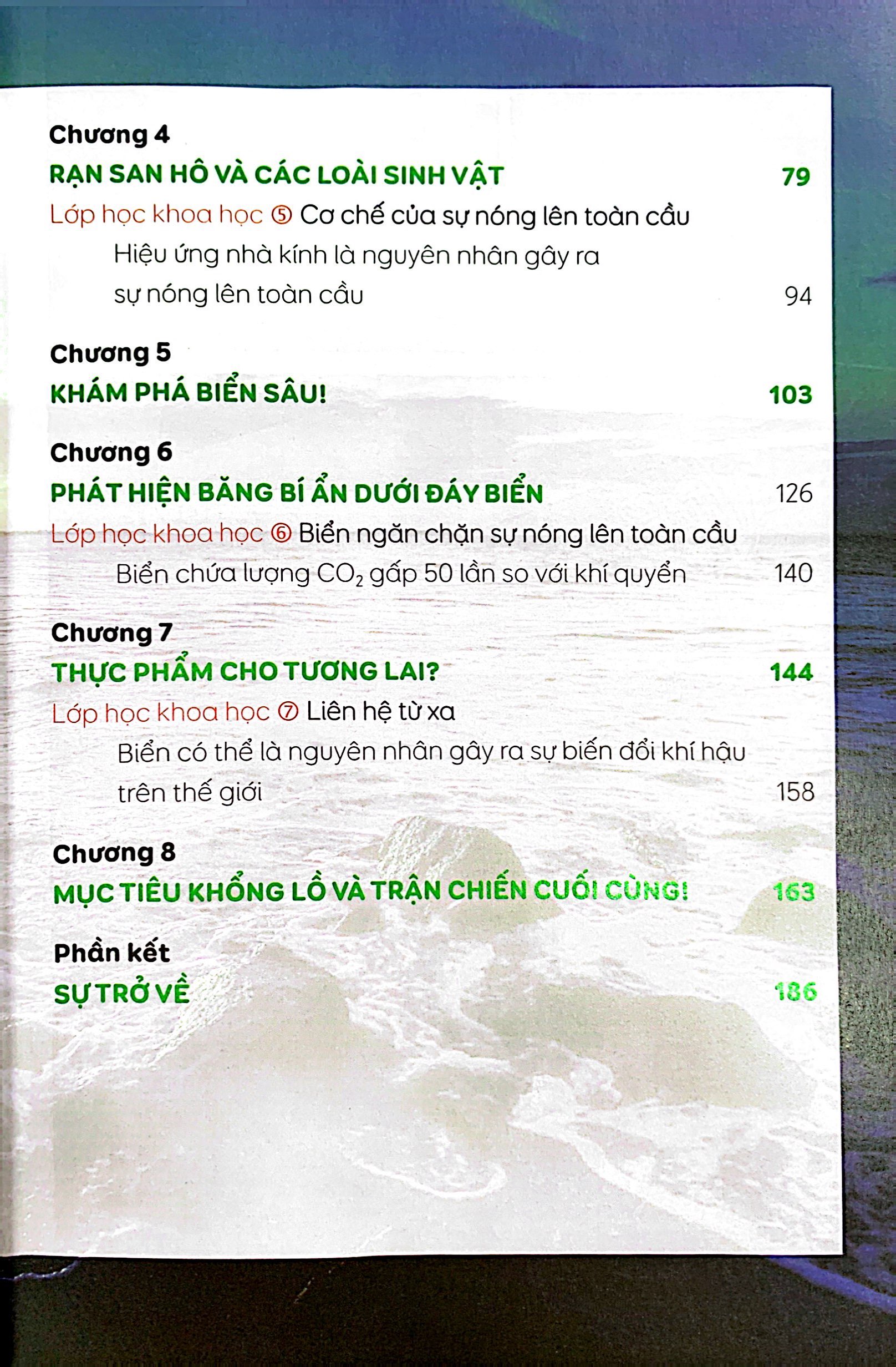 truyện tranh tri thức khoa học - khủng hoảng về đại dương và môi trường toàn cầu